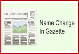 Name Change in Gazette Ads
